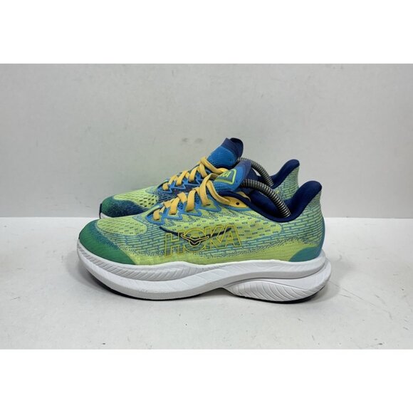 Hoka One One Mach 6 Shoes Kids Size 4 Running Lightweight Sneaker 1147553 LLW - Picture 3 of 10